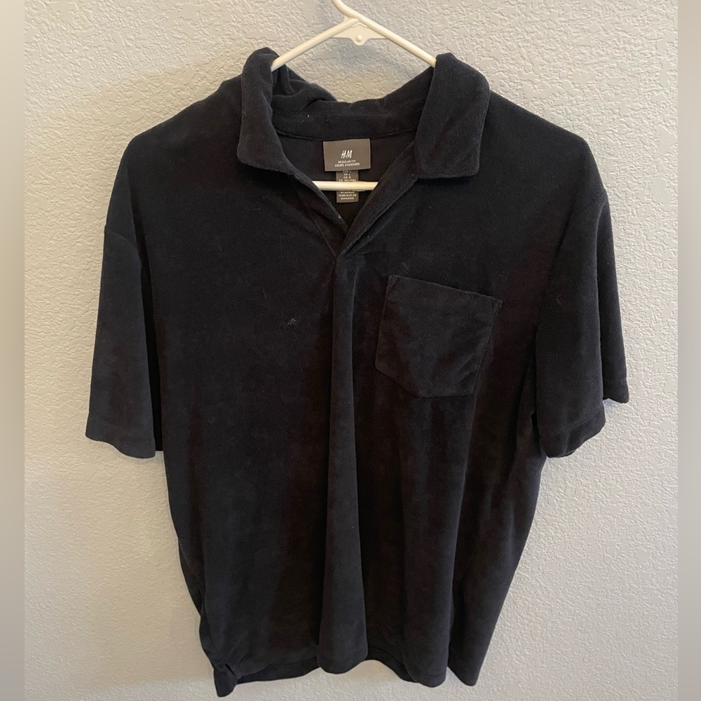 H&M soft collar shirt